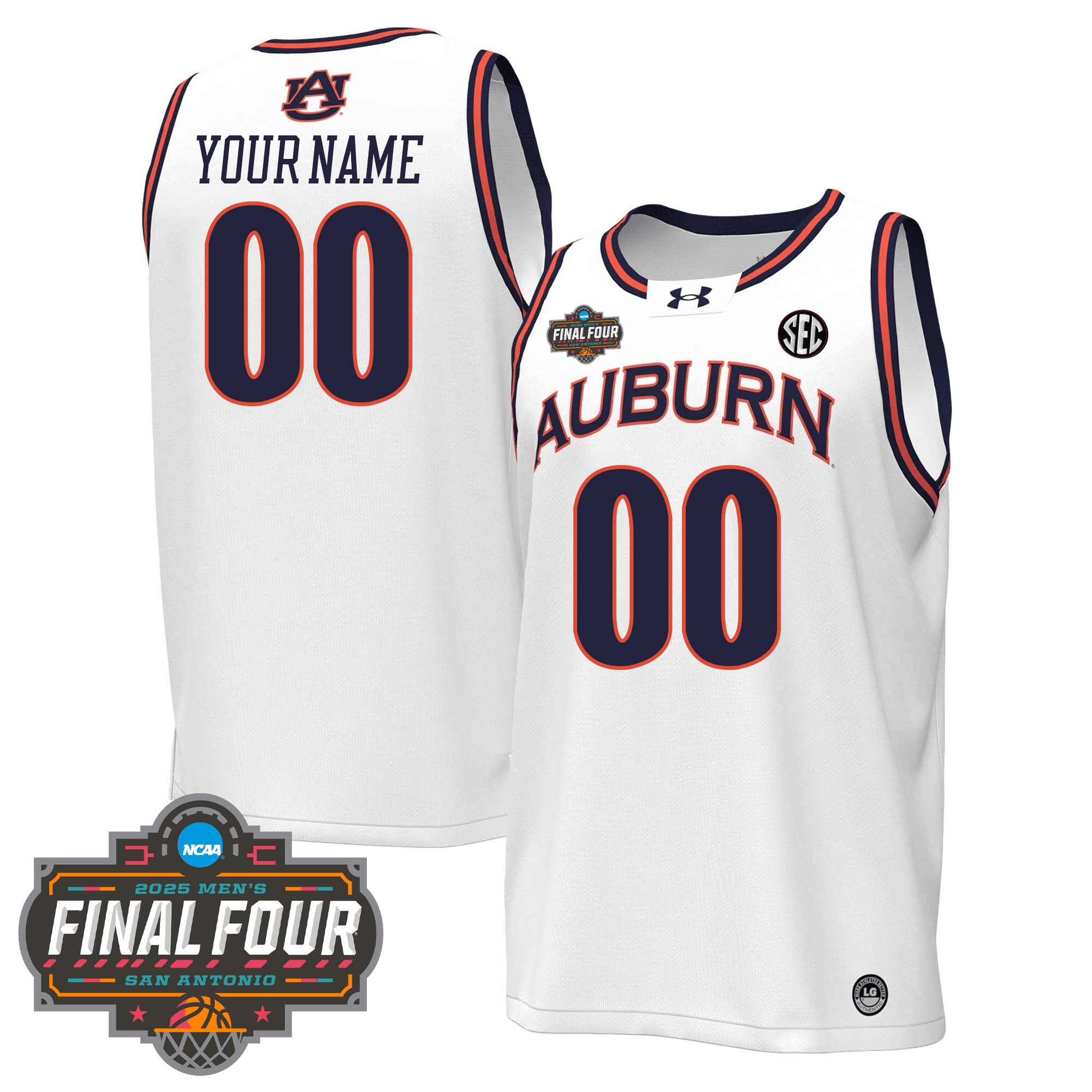 Custom AUB Basketball 24/25 Jersey - Final Four Patch