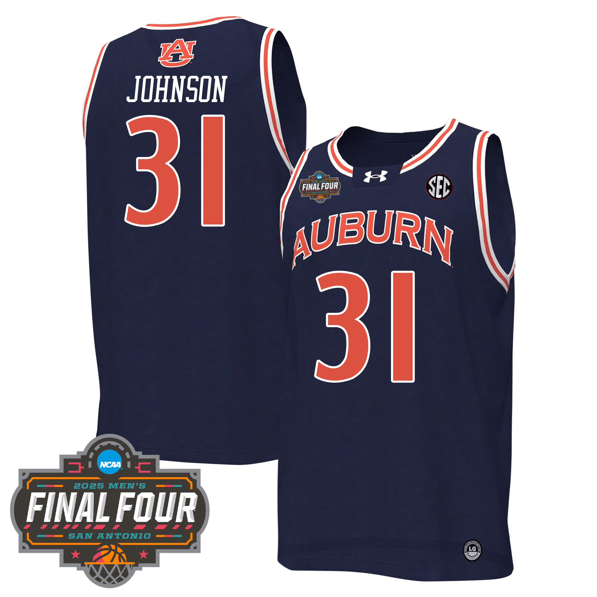 Custom AUB Basketball 24/25 Jersey - Final Four Patch