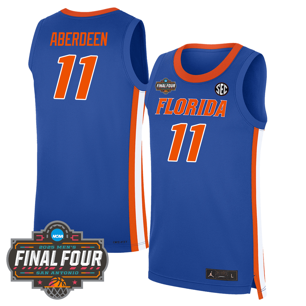 Custom UF Basketball 24/25 Jersey - Final Four Patch