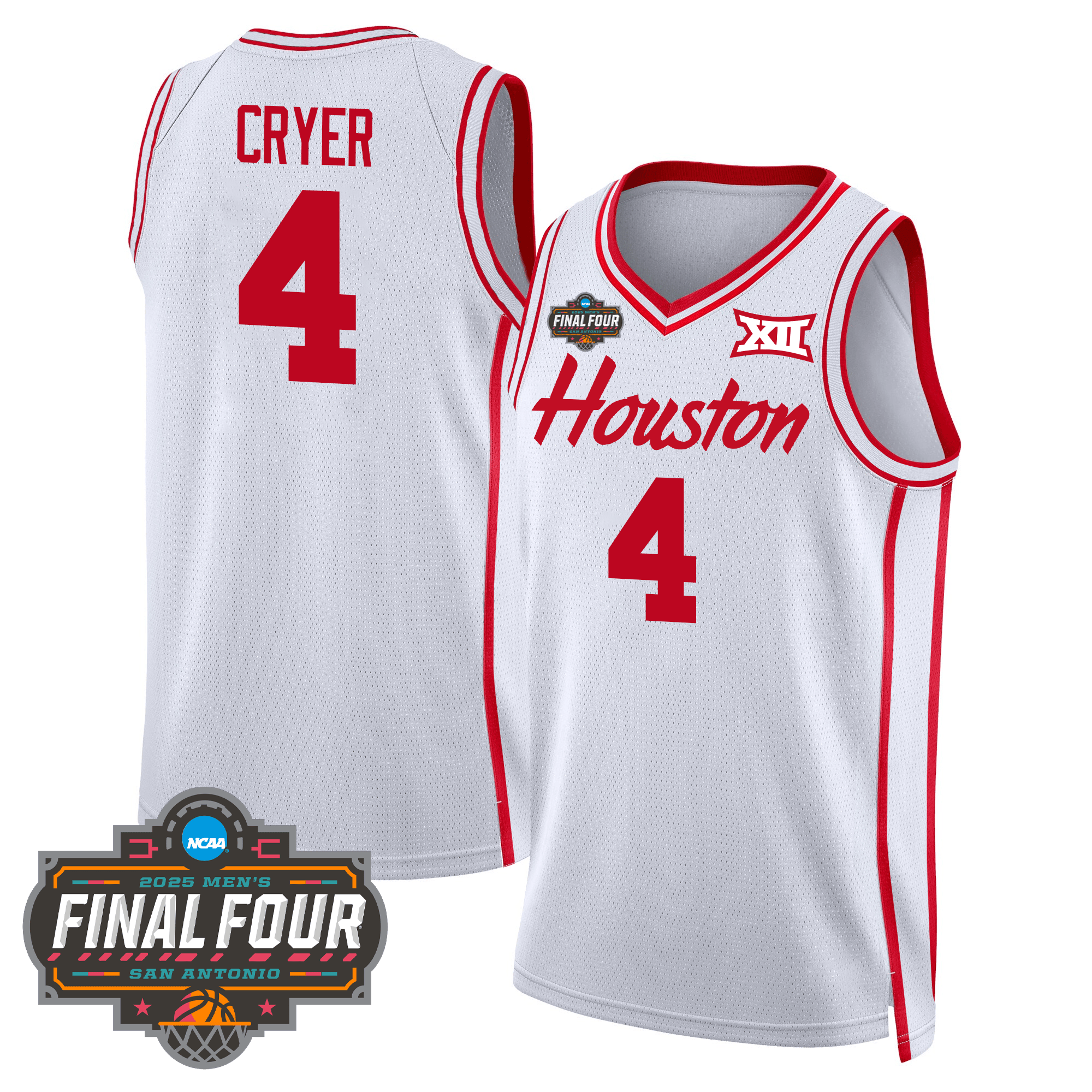 HOU Basketball 24/25 Jersey - Final Four Patch