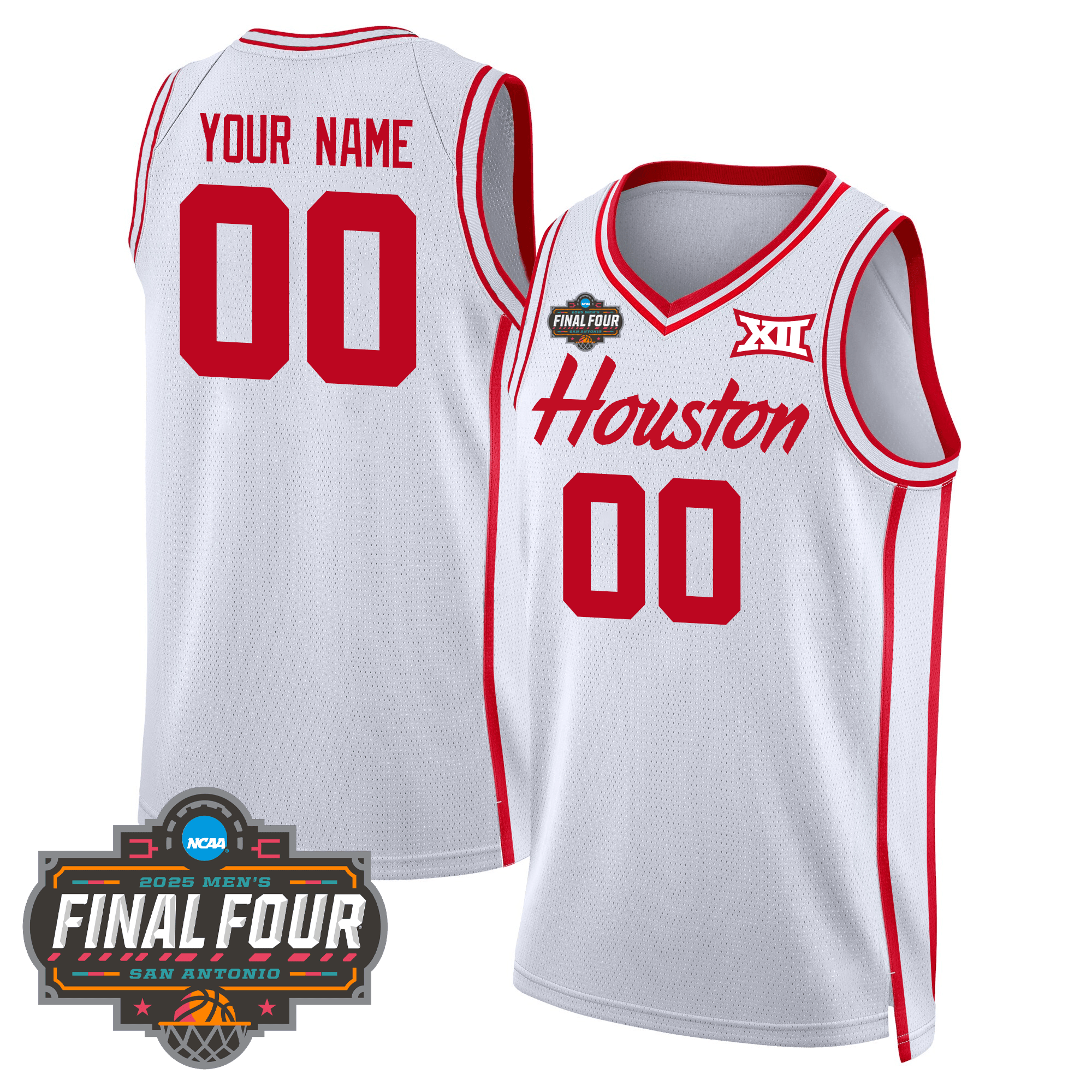 HOU Basketball 24/25 Jersey - Final Four Patch