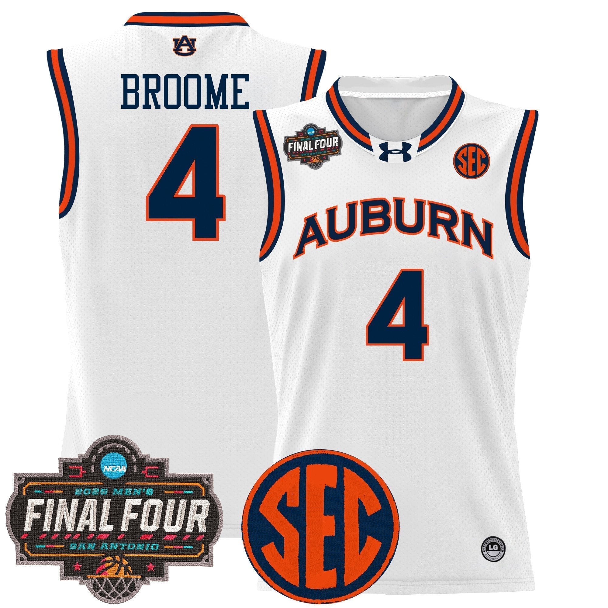 AUB 2025 Final Four Patch Lightweight Basketball Jersey - Stitched