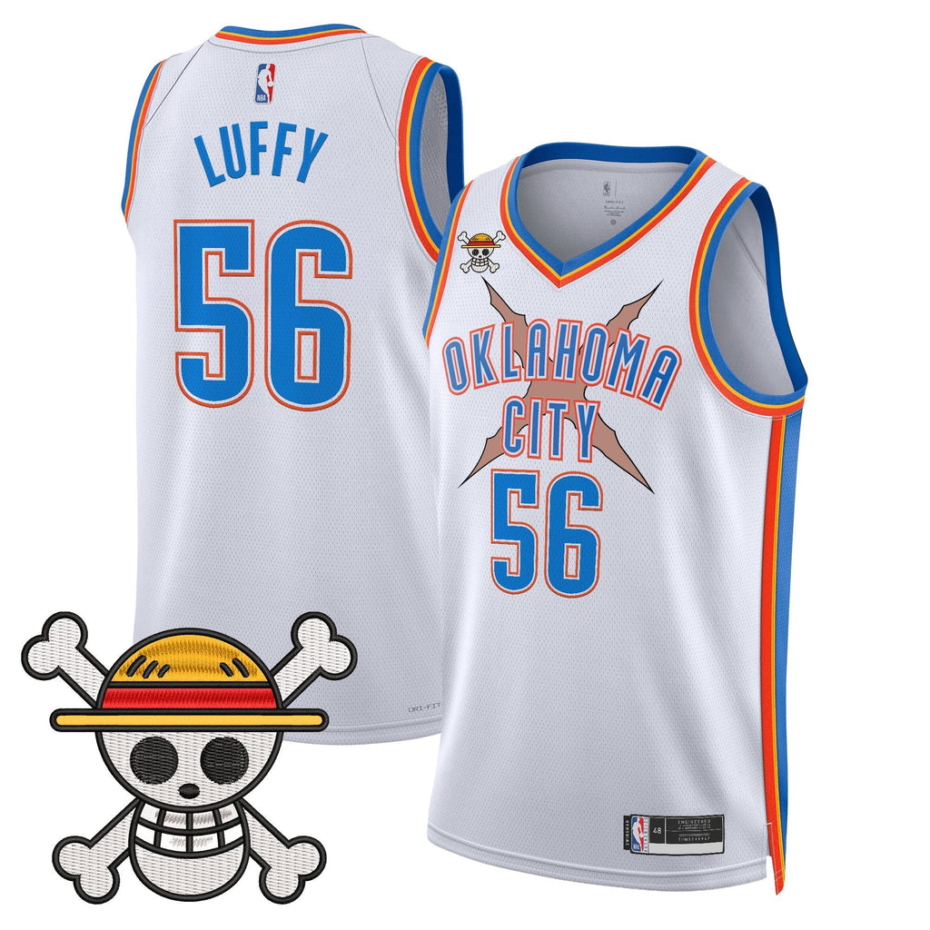 Men's Oklahoma City Thunder x One Piece Swingman Jersey- Stitched