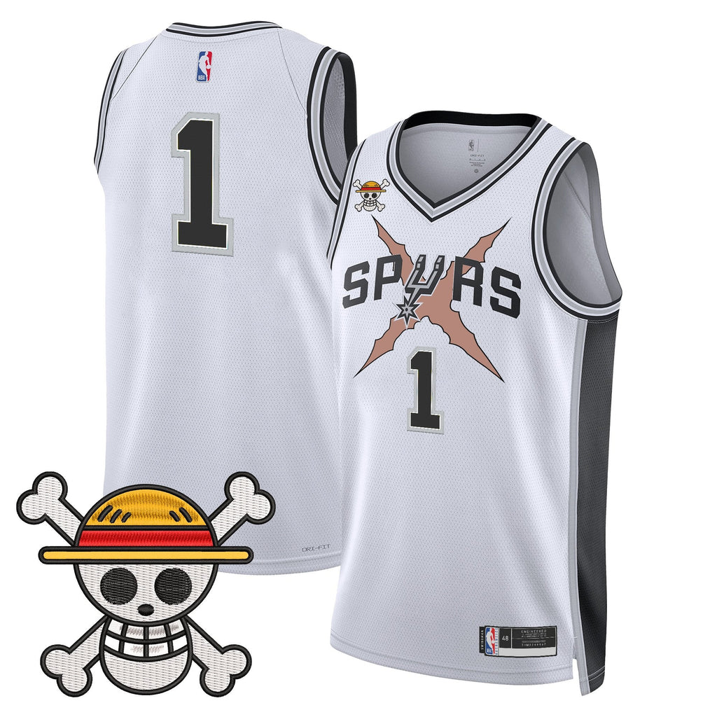 Men's San Antonio Spurs x One Piece Jersey Collection - Stitched