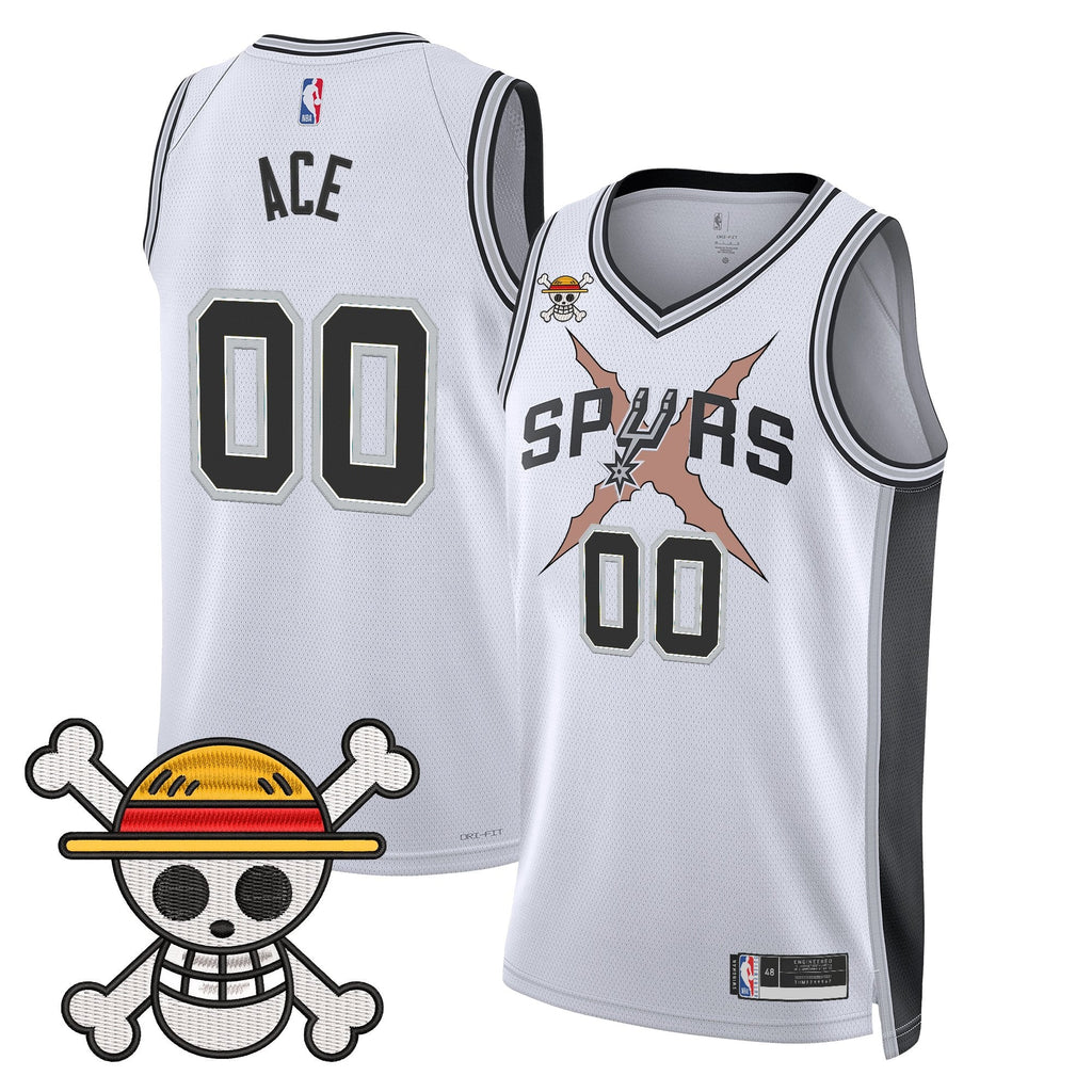 Men's San Antonio Spurs x One Piece Jersey Collection - Stitched