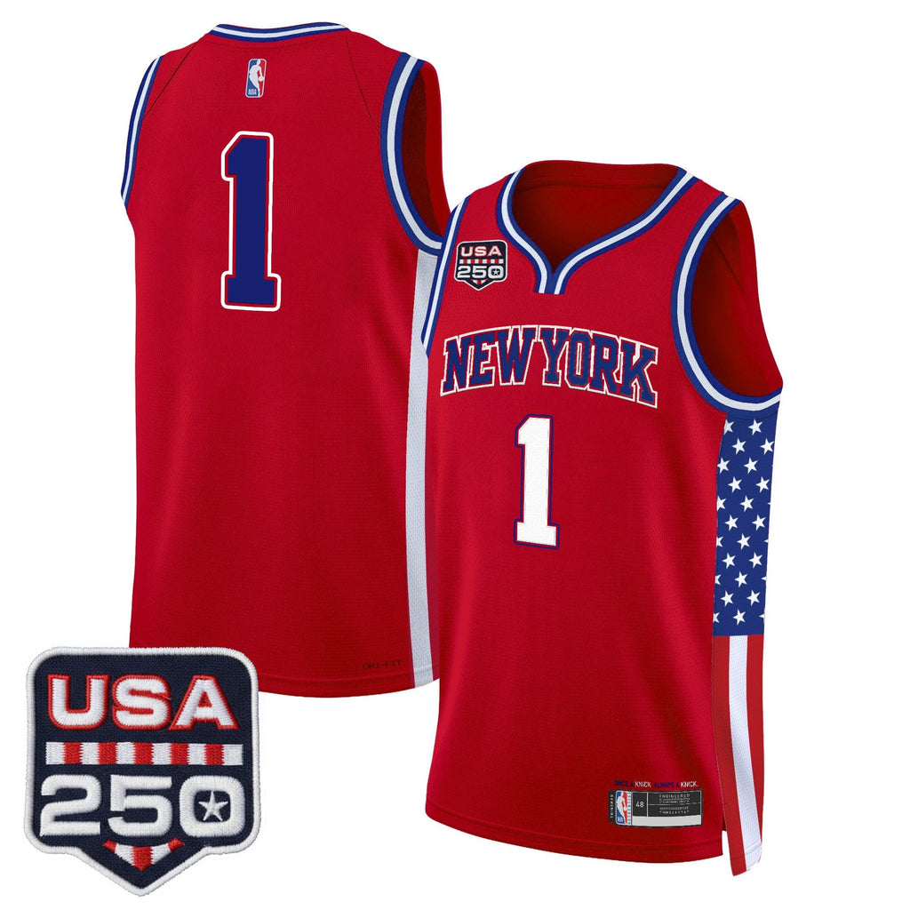 Men's New York Knicks "America 250 Edition" Swingman Jersey - All Stitched