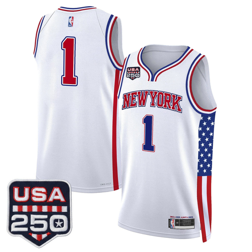 Men's New York Knicks "America 250 Edition" Swingman Jersey - All Stitched