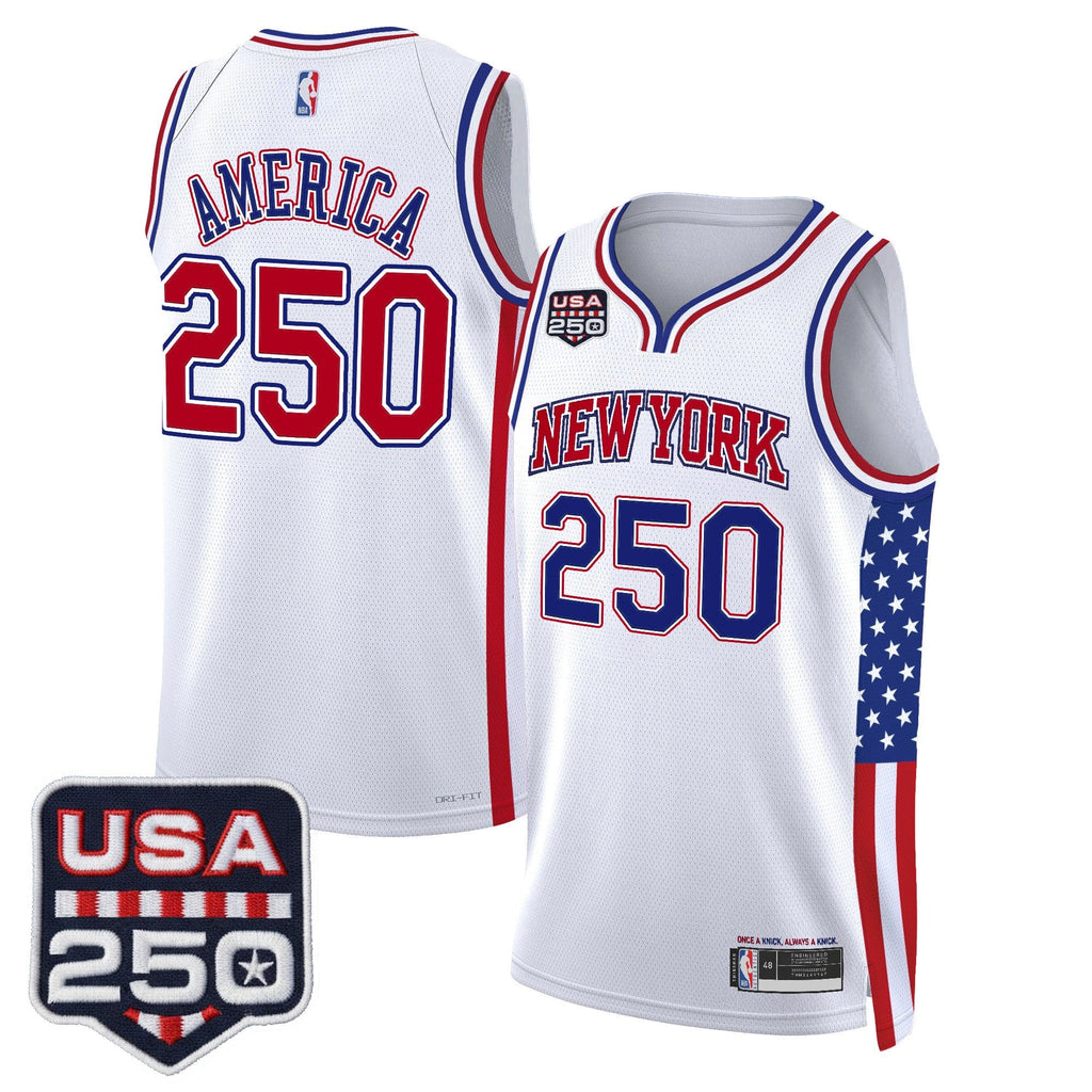 Men's New York Knicks "America 250 Edition" Swingman Jersey - All Stitched