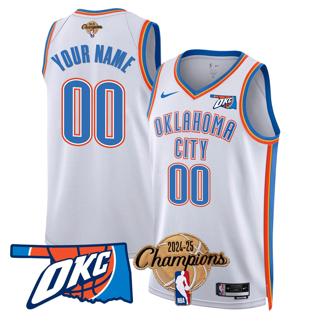 OKC 2024-25 Champions Jersey - Stitched