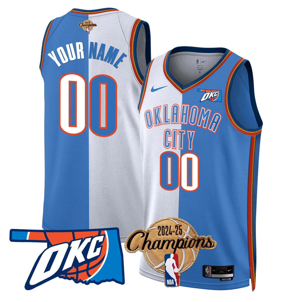 OKC 2024-25 Champions Jersey - Stitched