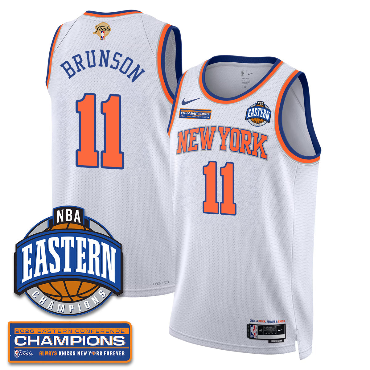 NYK 2026 NBA Eastern Conference Champions City Jersey - Stitched