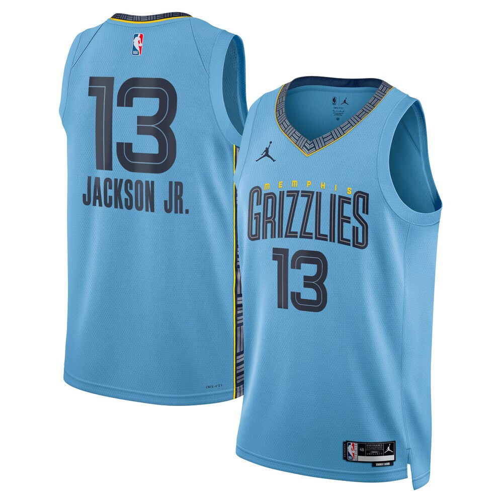 Memphis Grizzlies Jordan Statement Edition Swingman Jersey Light Blue Jaren Jackson Jr Unisex | Stitched Jersey RTJS 11783